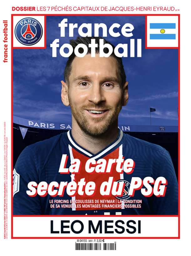 Couverture de France Football pour février 2021 