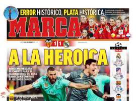 Portada del diario Marca del 16-12-2019. Marca