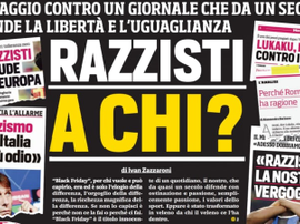 Le 'Corriere dello Sport' se défend suite à sa Une polémique sur Lukaku et Smalling. Corriere