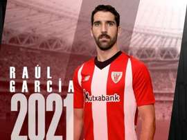 Raúl García amplió su compromiso en Bilbao. AthleticClub