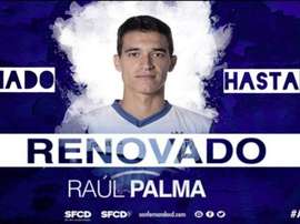 Raúl Palma renovó hasta 2021. Twitter/SanFernando_CD