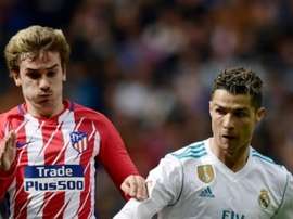 Griezmann ya usó la comparación de Messi con Cristiano. AFP