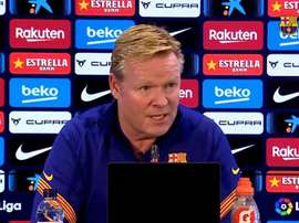 Koeman analizó el Barça-Villarreal en rueda de prensa. Captura/FCBarcelona