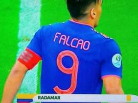 'Radamar' Falcao causó furor en las redes. Captura/TyC Sports