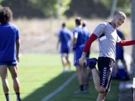 Rubén analizó la situación del club. Osasuna