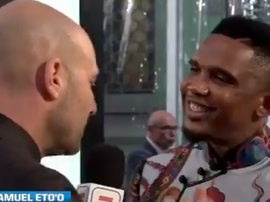 Eto'o dice que Messi es un Dios y un santo. Captura/ESPN