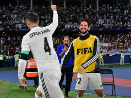 Isco se fue al vestuario. AFP