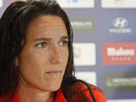Cara a cara ante el Spartak Subotica en Champions. Twitter/AtletiFemenino