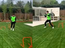 Courtois está a punto. Capturas/Instagram/thibautcourtois