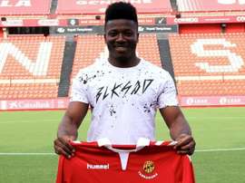 Amang se unió a las filas del Nàstic. Twitter/NASTICTARRAGONA