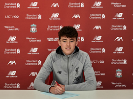 Hill lleva desde los seis años en el club. LiverpoolFC