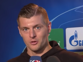 Toni Kroos, centrocampista del Real Madrid, tras la eliminación de la Champions en la temporada 2018-19. Captura/Youtube