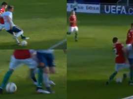 Un regate espectacular. Capturas/Twittercrackkworld