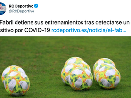 El equipo llevaba tres días de pretemporada. Twitter/RCDeportivo