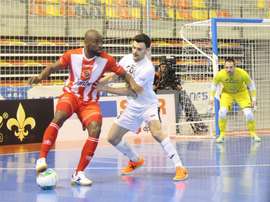 El Ribera Navarra ganó al Palma Futsal. Twitter/RiberaNavarraFS
