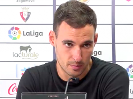 Unai García dice estar en casa. Twitter/CAOsasuna