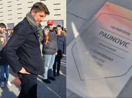 Veljko Paunovic disfrutó recordando su pasado 'colchonero'. Captura/Chicago