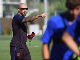 Valdés carga contra el Barça. Twitter/FCBMasia