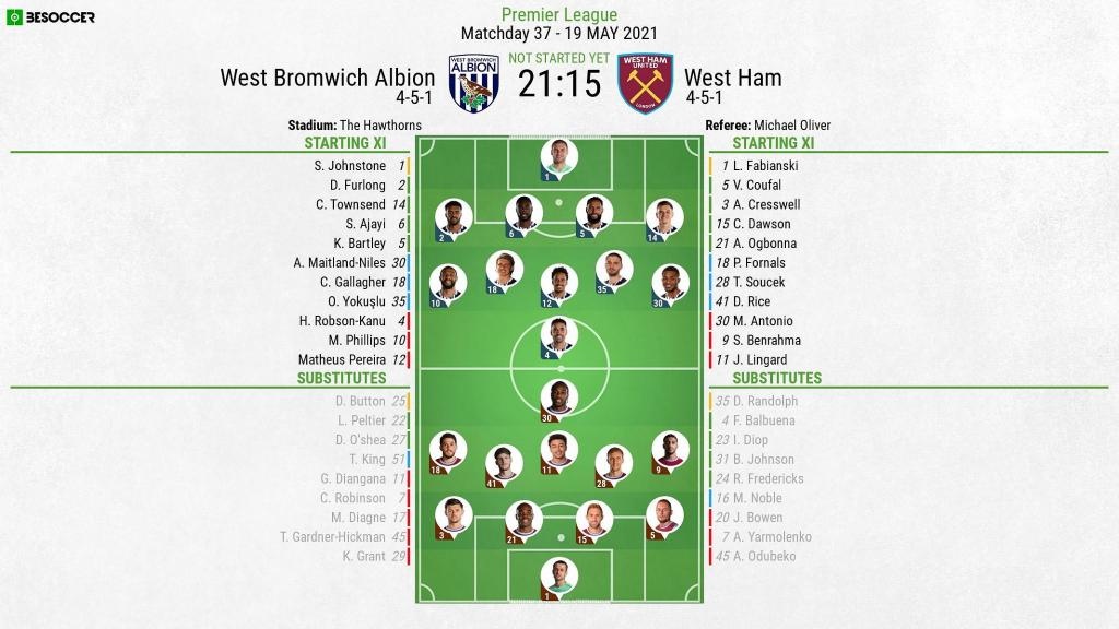 West Brom V West Ham As It Happened