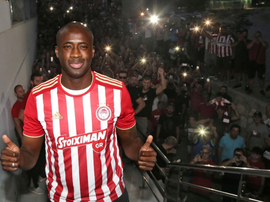 Toure has left Olympiakos after seemingly failing to live up to expectations. TWITTER/OLYMPIAKOS