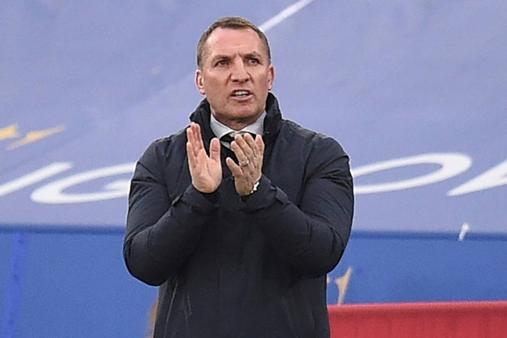 Brendan Rodgers is backing his Leicester side to go all the way. AFP