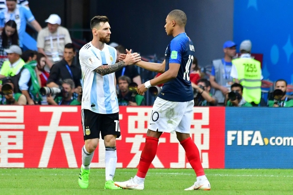 Al-Khelaifi assured Mbappe's continuity at PSG. AFP
