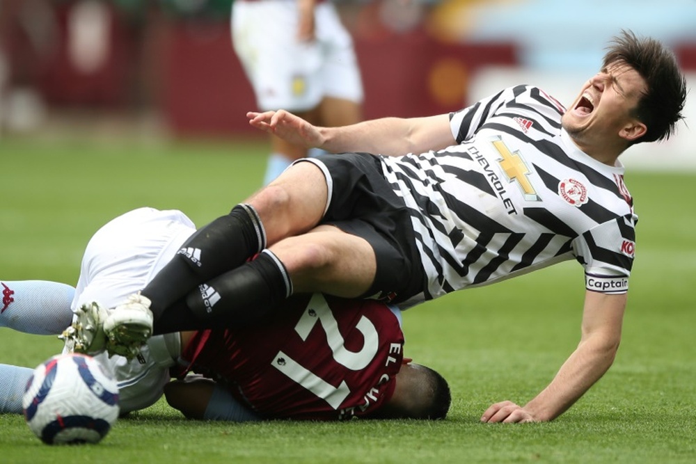 pic Harry Maguire Looks Like race to be fit for europa league final