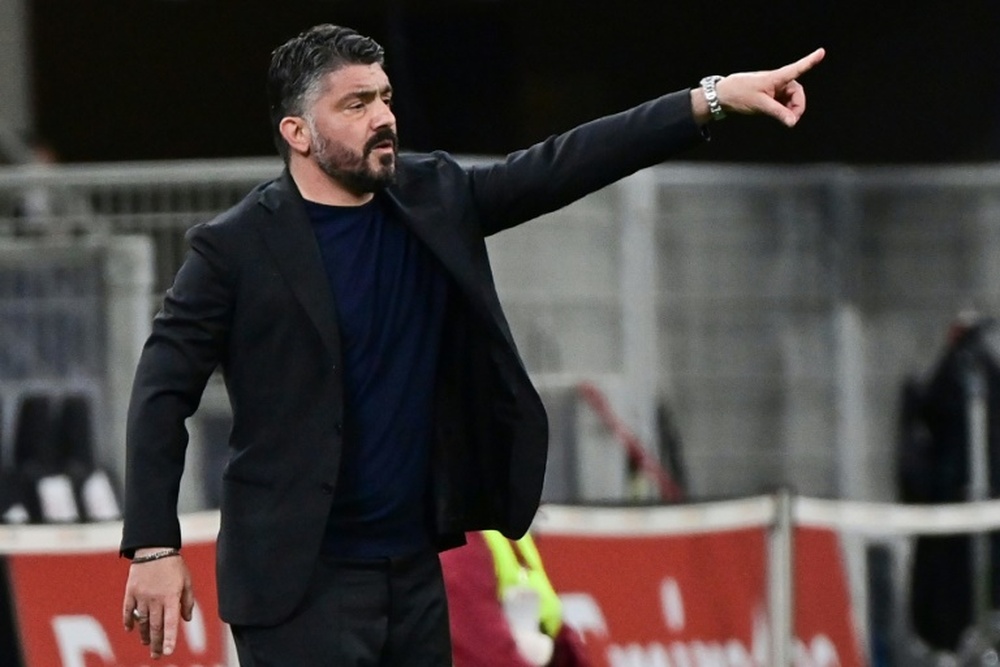 Napoli owner confirms Gattuso exit after Champions League flop. AFP