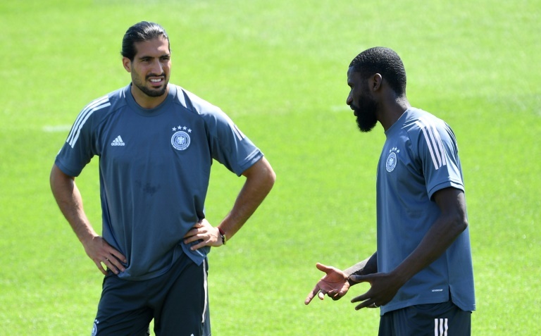 Germany's Gundogan and Rudiger back training before ...