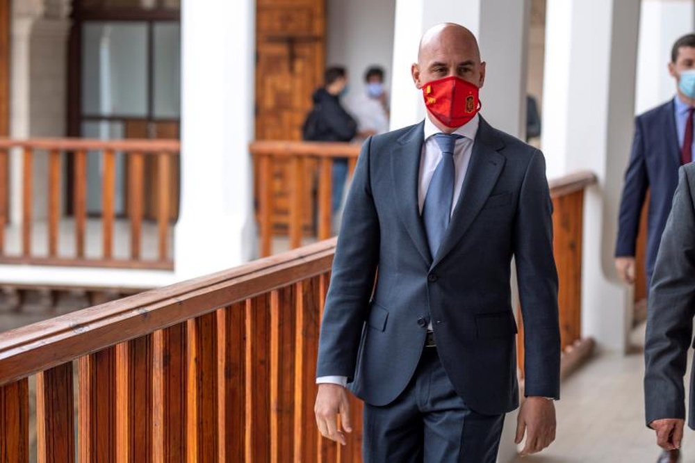 Luis Rubiales tiene clara su postura con respecto a la Superliga. EFE/Archivo