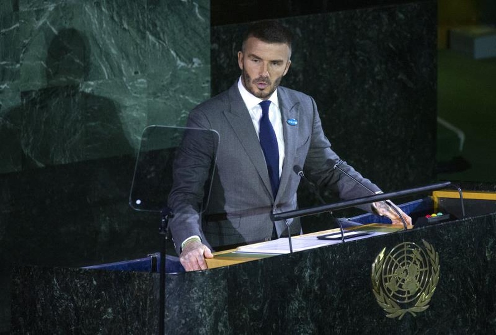Beckham lanzó un vídeo para recordar el apoyo necesario a Unicef. EFE/Archivo