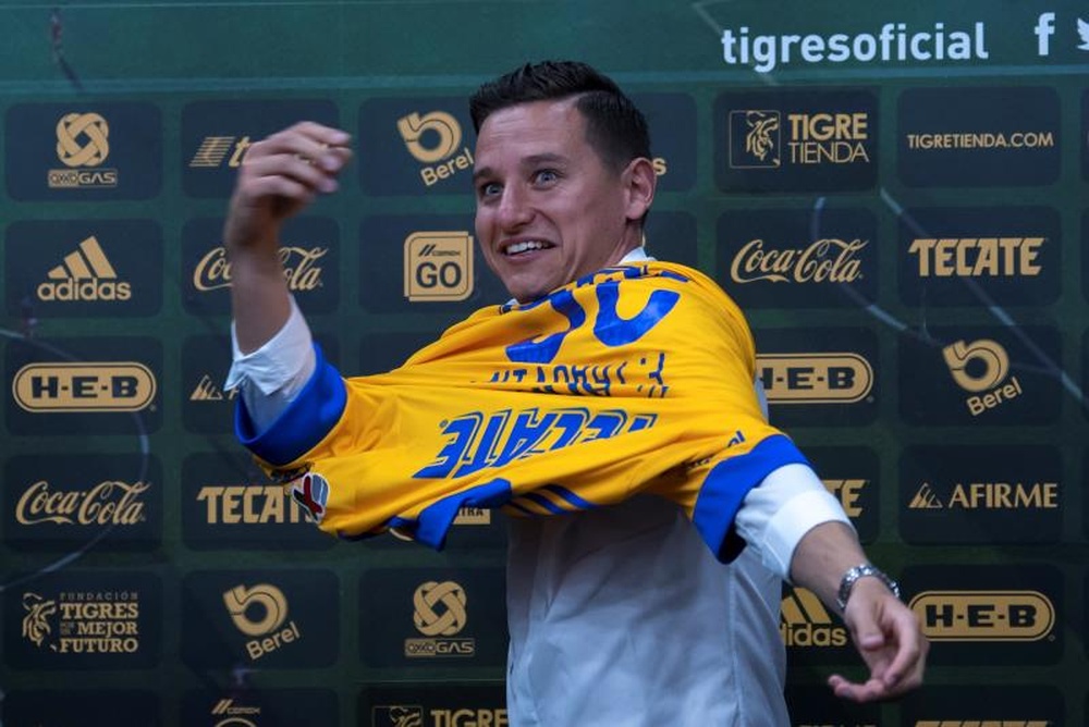 Thauvin le dio las gracias a Gignac por llegar a Tigres. EFE
