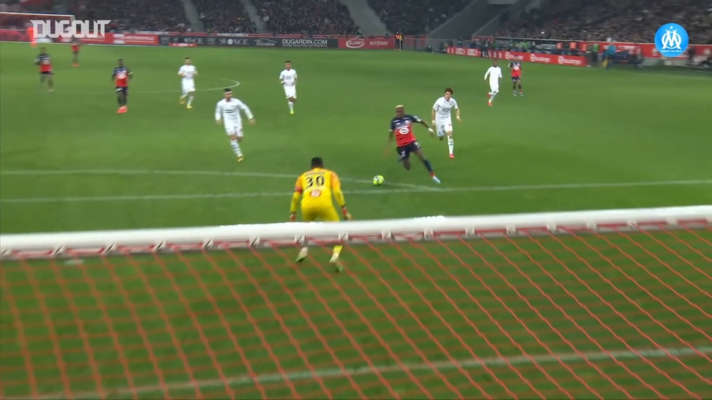 Marseille beat Lille back in February 2020. DUGOUT