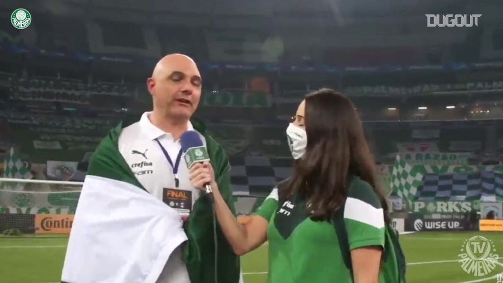 Palmeiras de Abel Ferreira derrotou o Grêmio por 2 a 0 na partida de volta. DUGOUT