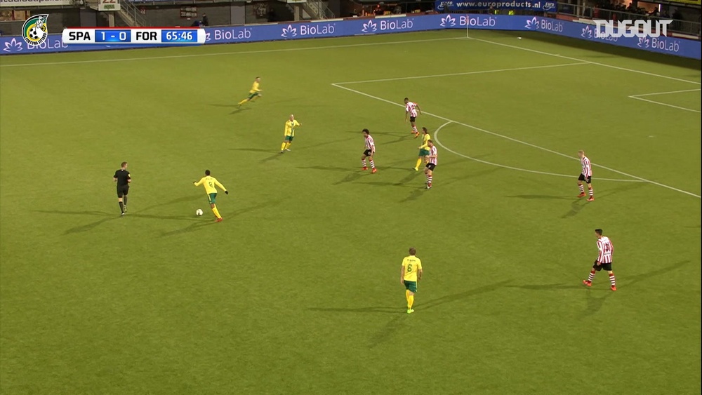 Fortuna Sittard have scored some great goals v Sparta Rotterdam in the past. DUGOUT