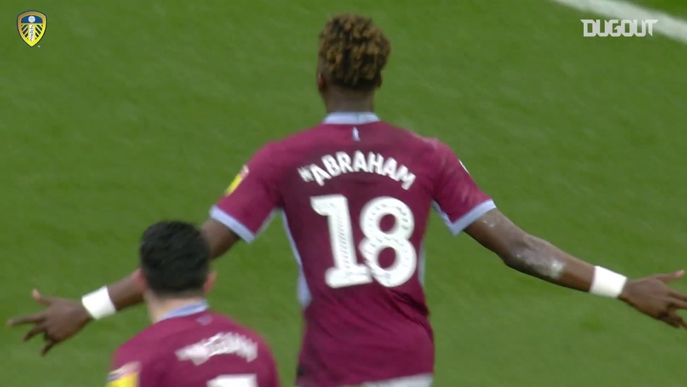 Résumé Aston Villa 2-3 Leeds. Dugout
