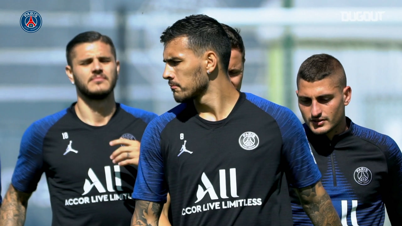 Video Focus Sur La Derniere Seance D Entrainement De Leandro Paredes