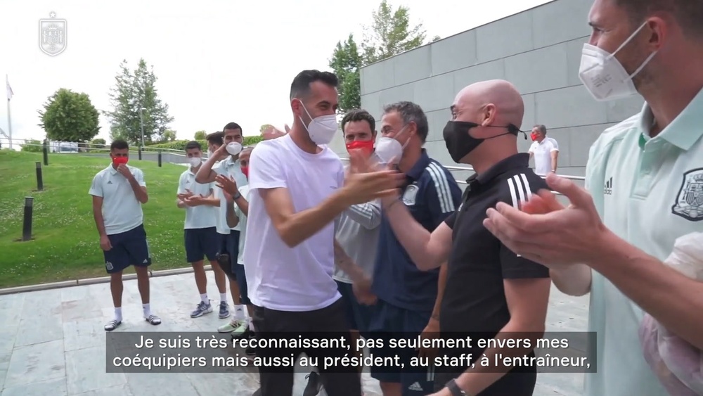 Sergio Busquets retrouve la sélection espagnole. Dugout