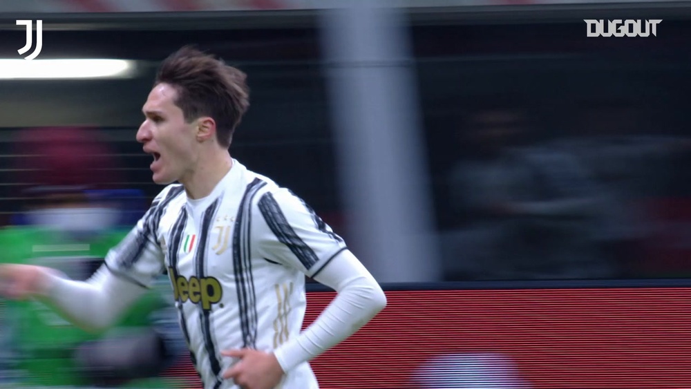 Chiesa ha segnato una doppietta a San Siro. Dugout
