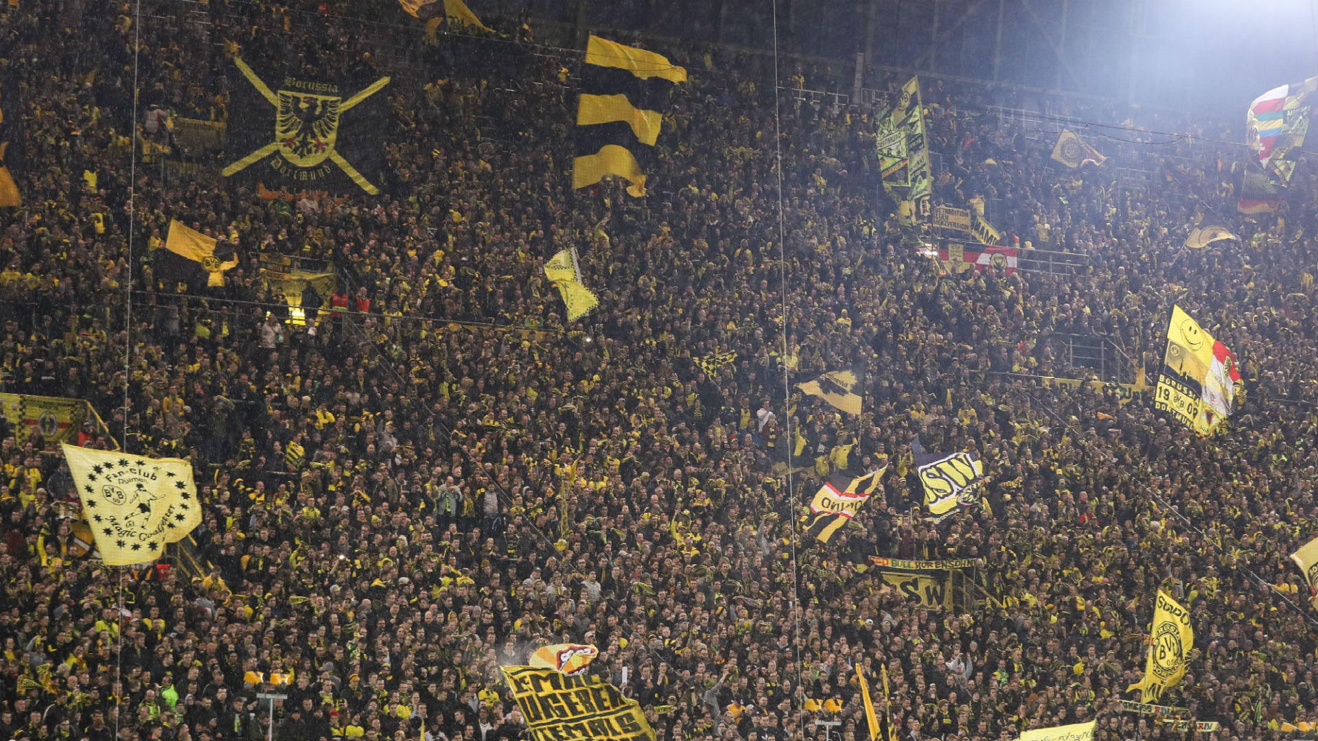 Dfb Demands Closure Of Dortmund S Yellow Wall And 100 000 Fine